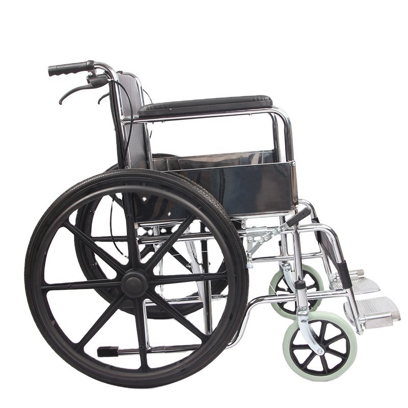 809 classic foldable lightweight aluminium alloy wheelchair for handicapped wheelchair factory sillas de ruedas