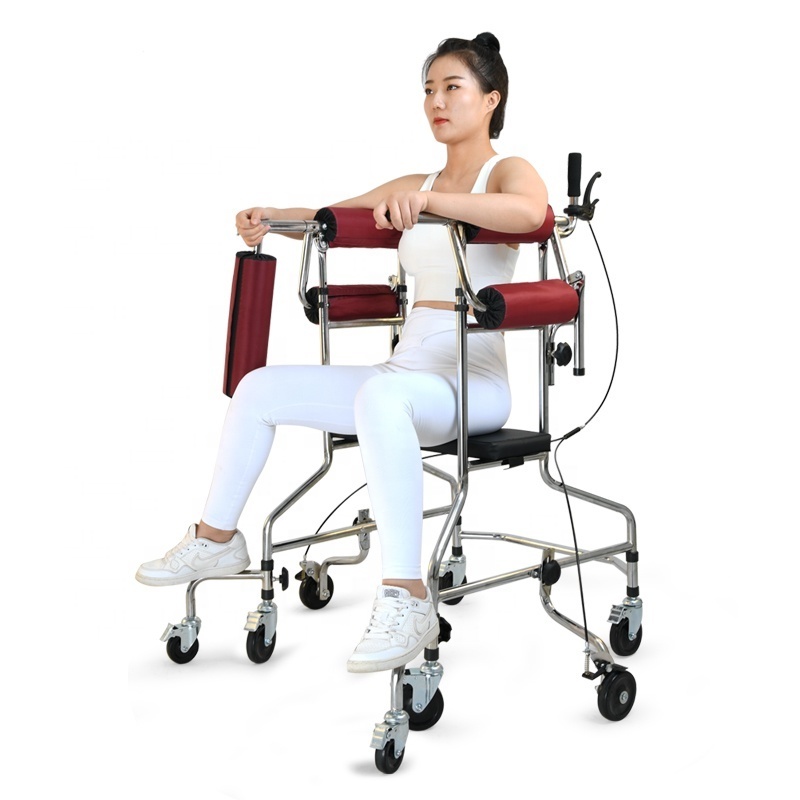 Cerebral palsy child and adult walking aid walker hemiplegic lower limb training standing frame high quality