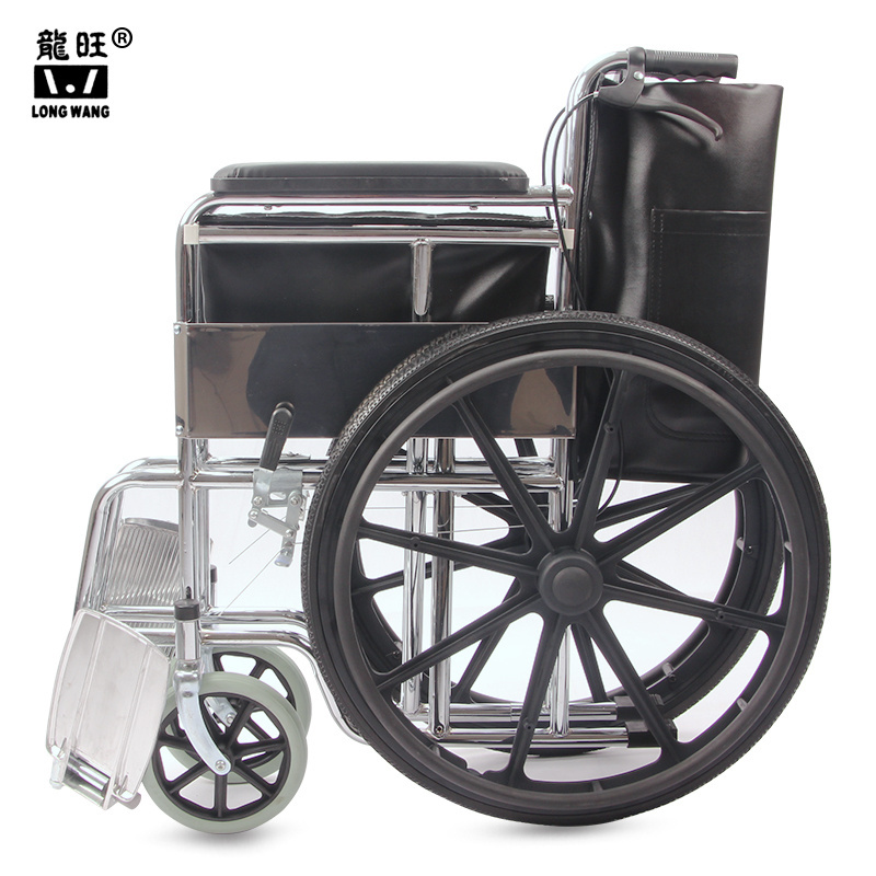 809 classic foldable lightweight aluminium alloy wheelchair for handicapped wheelchair factory sillas de ruedas