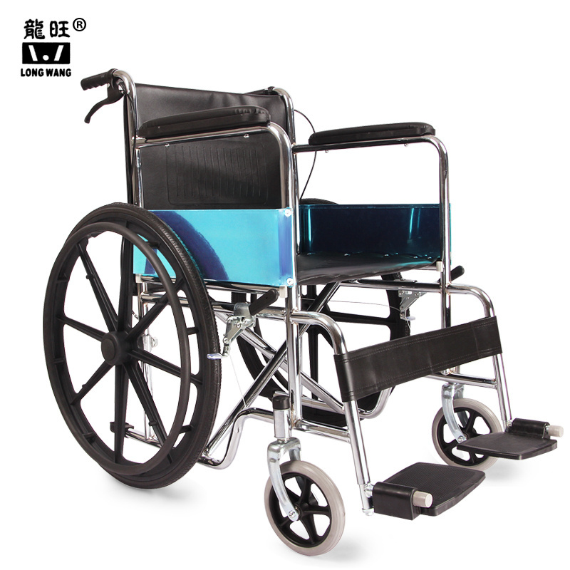 809 classic foldable lightweight aluminium alloy wheelchair for handicapped wheelchair factory sillas de ruedas