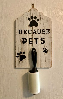 Wooden Pat paw shape wall art wood print with hook for Home storage rustic wooden wall hook