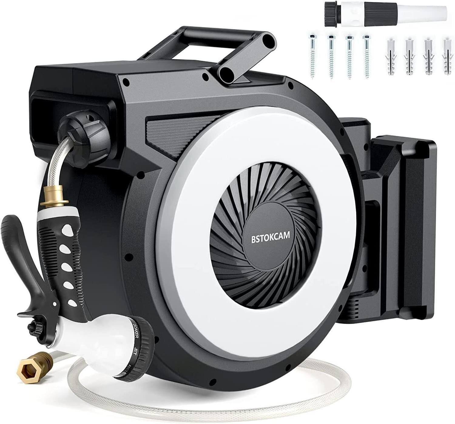 High Pressure Water Hose reel Heavy Duty Wall Mounted Retractable Auto Air Hose reel Garden Water Hose Reel