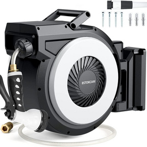 High Pressure Water Hose reel Heavy Duty Wall Mounted Retractable Auto Air Hose reel Garden Water Hose Reel