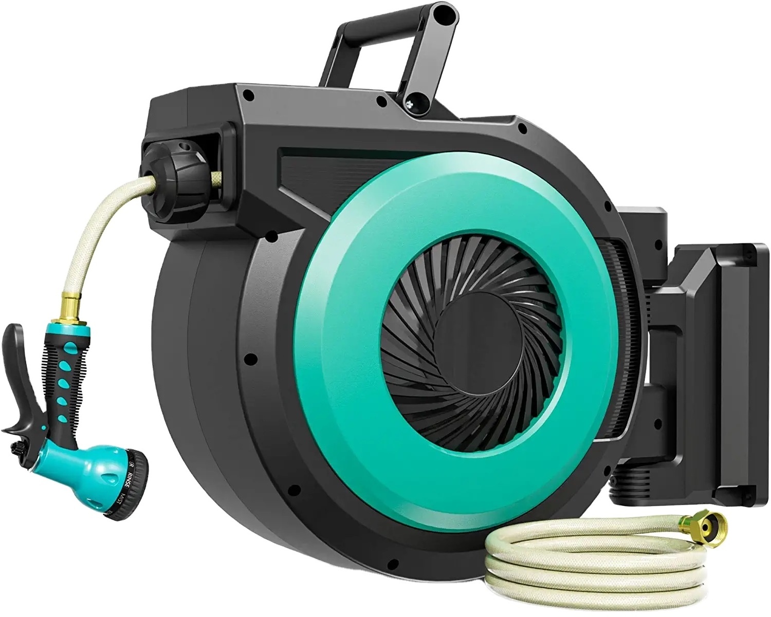 High Pressure Water Hose reel Heavy Duty Wall Mounted Retractable Auto Air Hose reel Garden Water Hose Reel