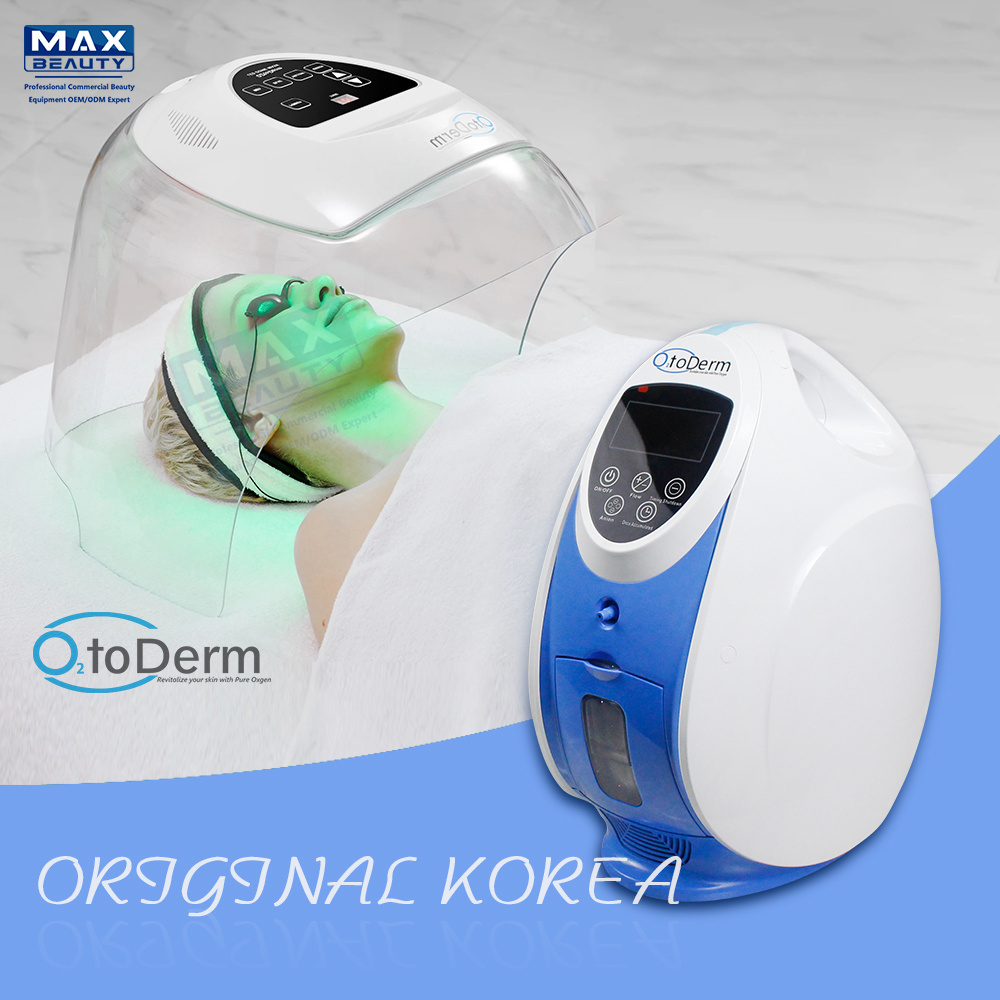 Korea original o2toderm led dome facial solutions serum machine o2derm o2 to derm oxygen facial o2toderm machine