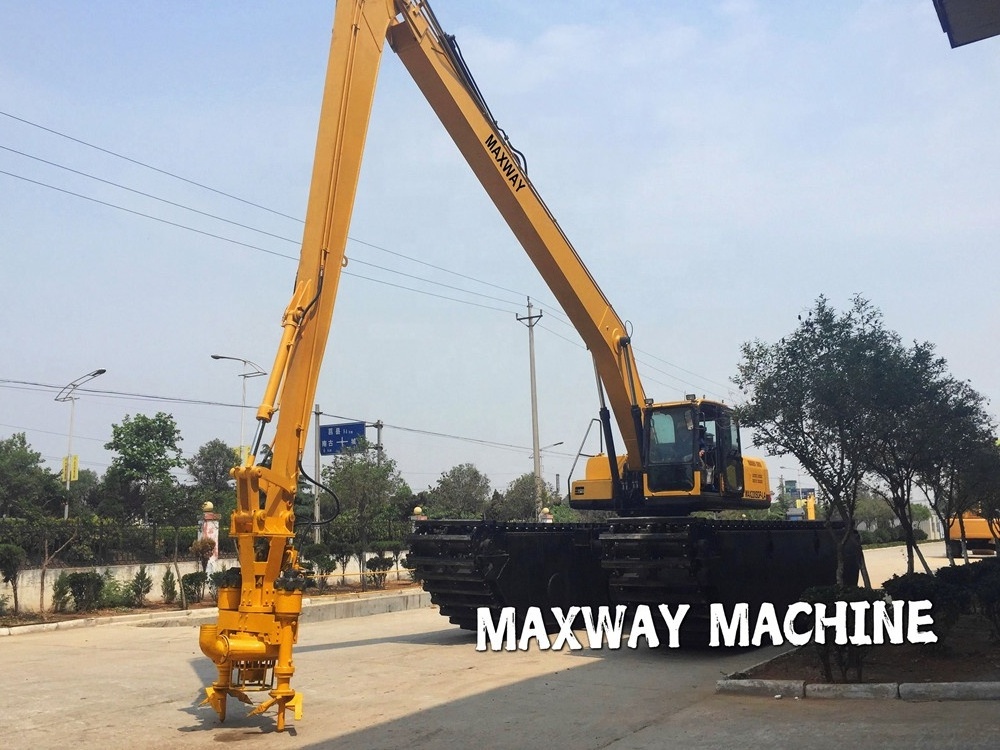 20 Ton MAXWAY brand amphibious excavator swamp excavator marsh buggy