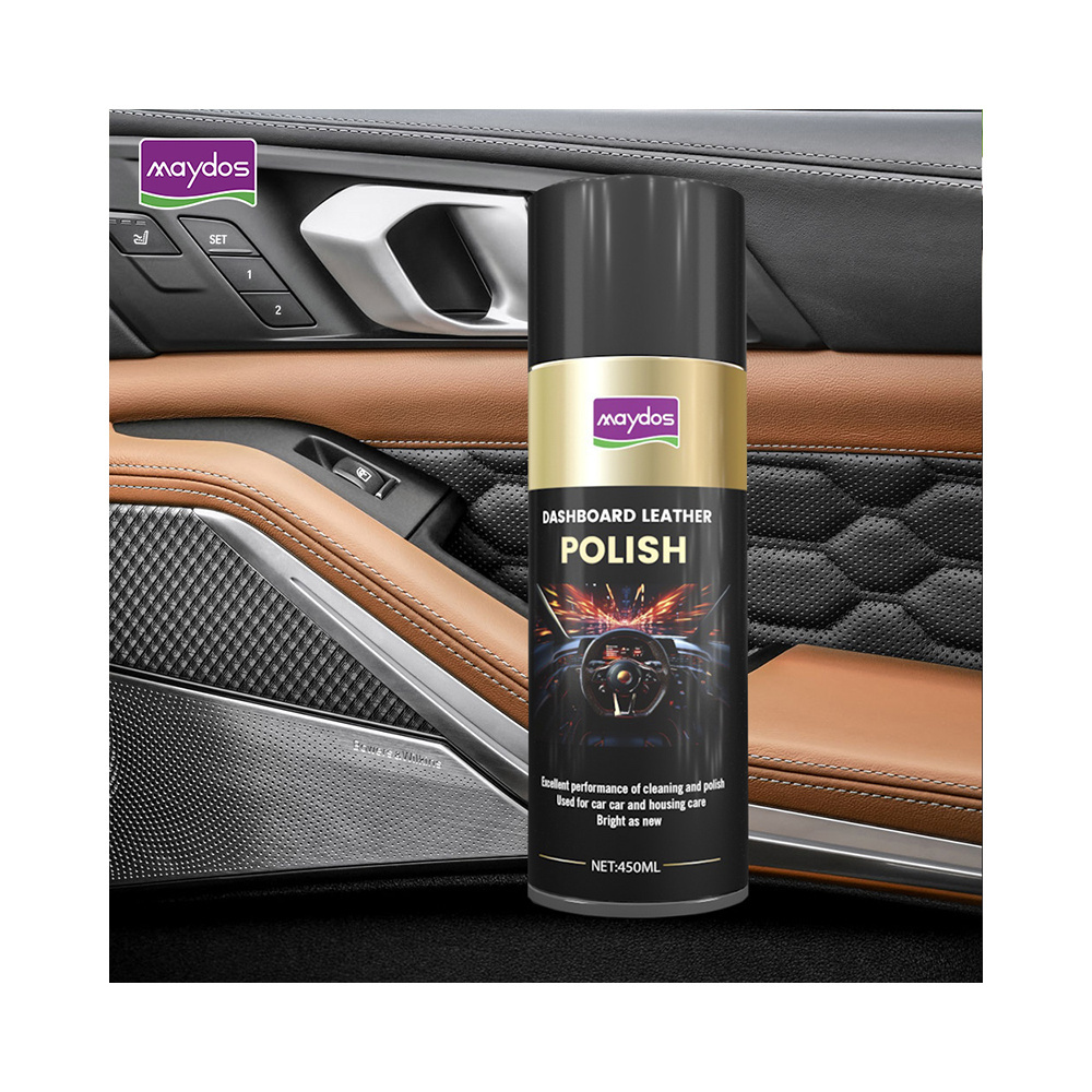 Car Detailing Dashboard Leather Spray Foam Cleaner Auto Interior Polish