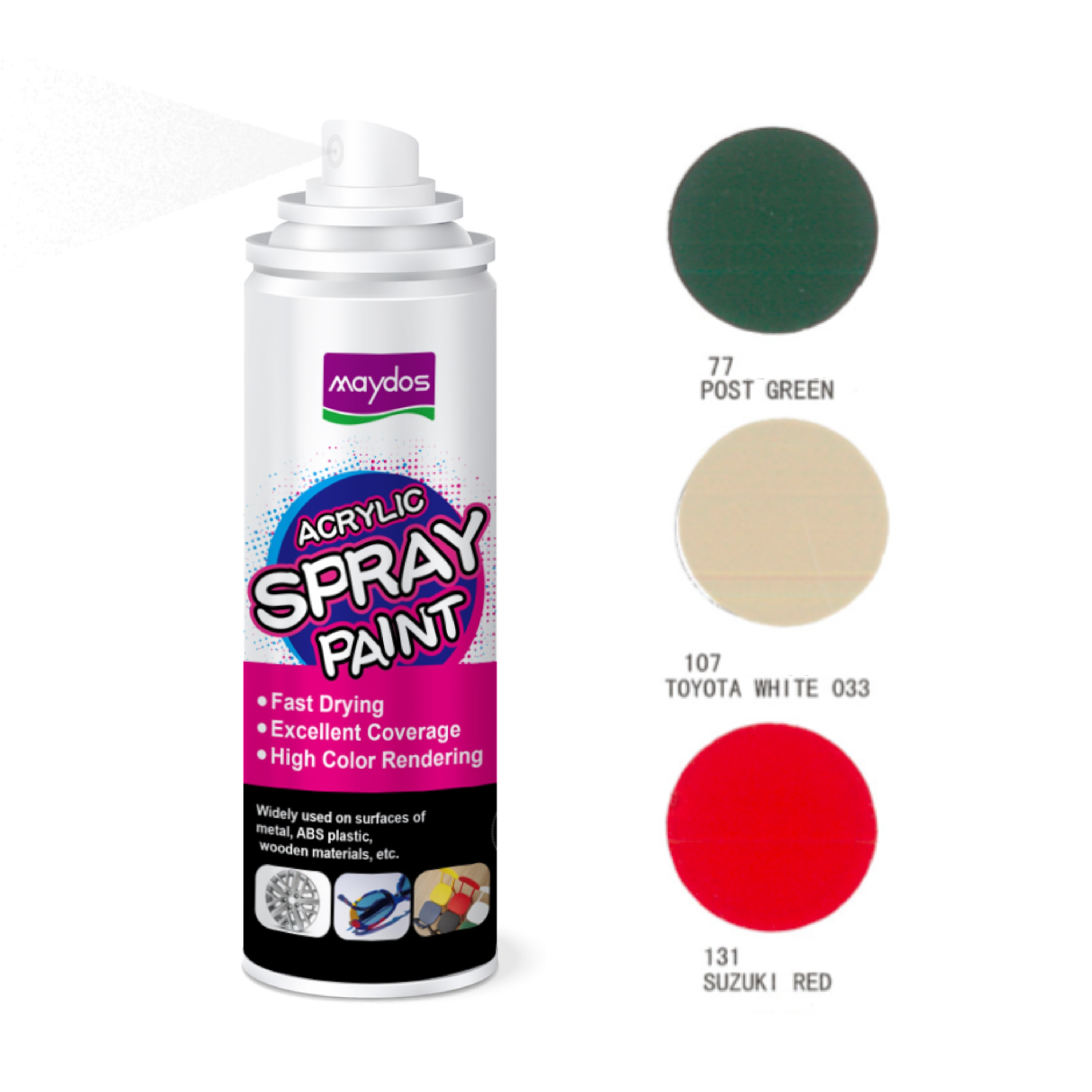 Maydos Wholesale OEM car graffiti Color Crackle aerosol Spray Paint