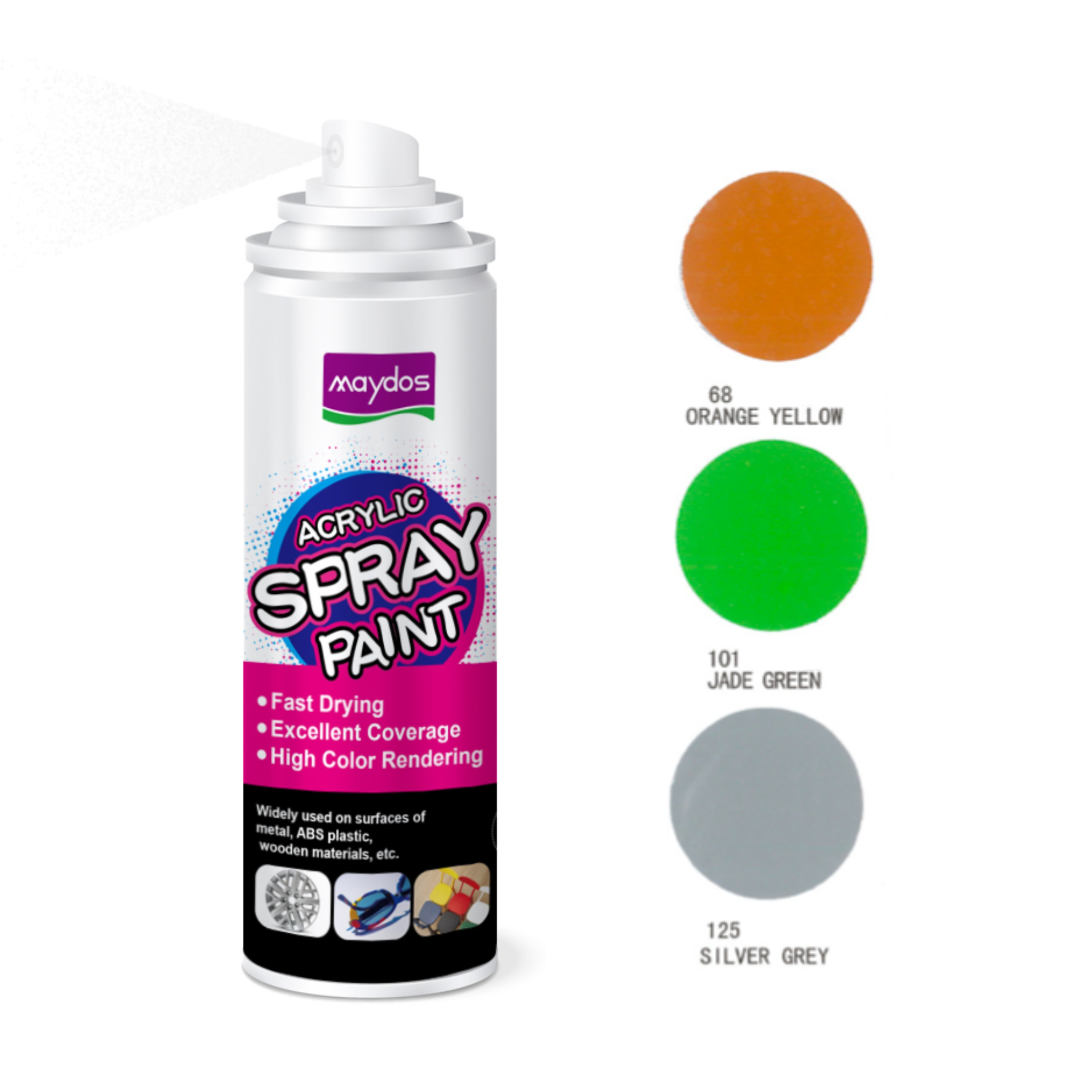 Maydos Wholesale OEM car graffiti Color Crackle aerosol Spray Paint