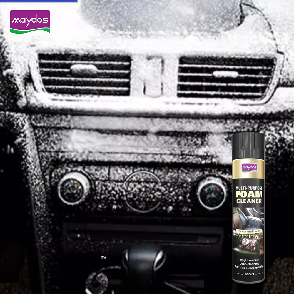 Non Toxic Universal Foam Cleaner Car Interior Multi-Purpose Foam Cleaner Spray 650ml In Stock