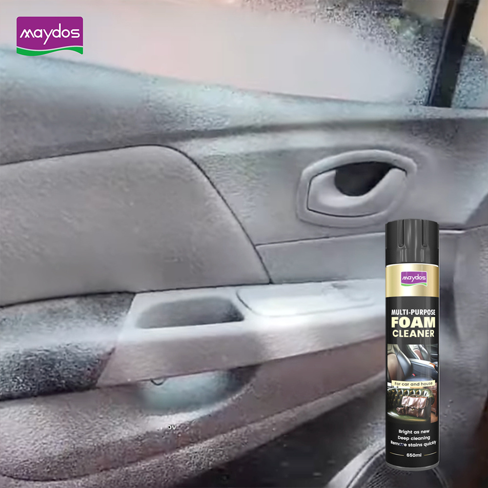 Non Toxic Universal Foam Cleaner Car Interior Multi-Purpose Foam Cleaner Spray 650ml In Stock