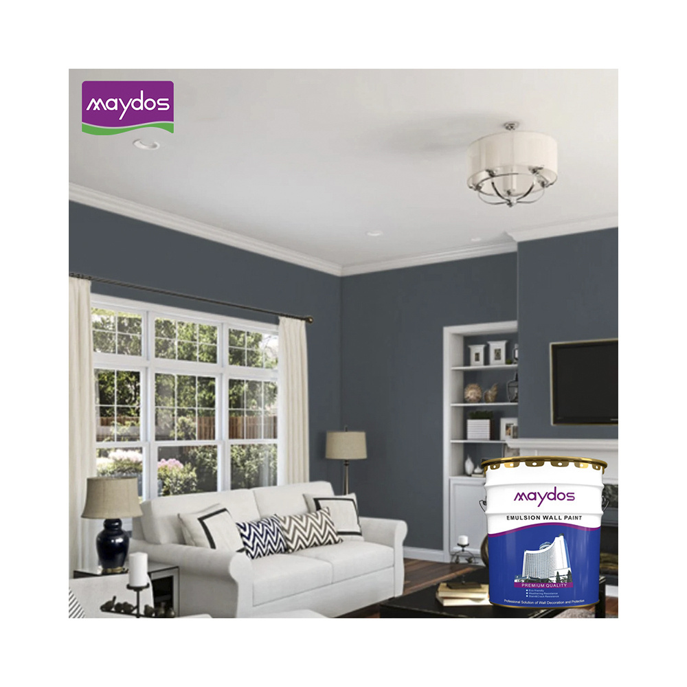 Maydos Hot Sell Multiple Color Acrylic Satin Interior Wall Finish Paint