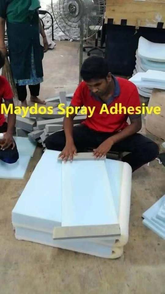 Maydos fabric contact spray adhesive glue for foam  laminates sofa mattress sponge