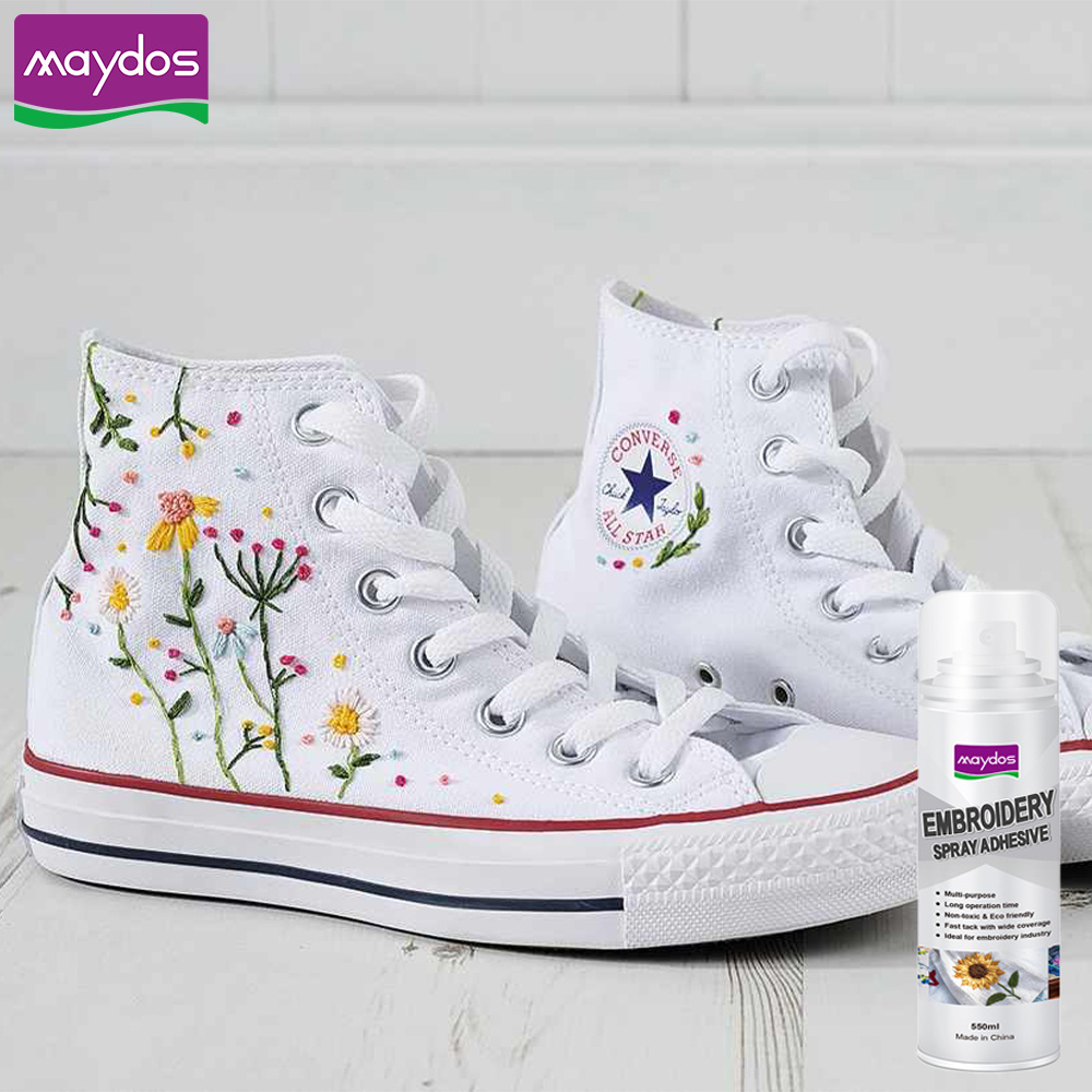 Maydos textile industry sewing directly price embroidery spray adhesive glue