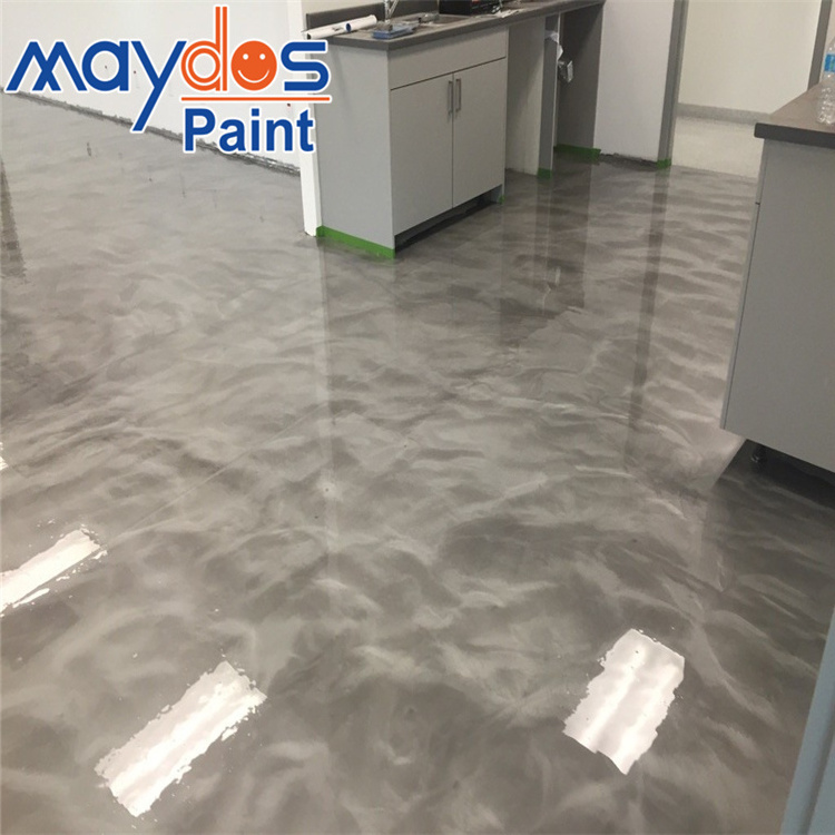 Maydos seamless dust-proof floor paint epoxy resin self leveling floor coating for workshop hospital home