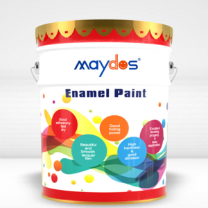 Synthetic interior and exterior alkyd base enamel spray paint for metal wood