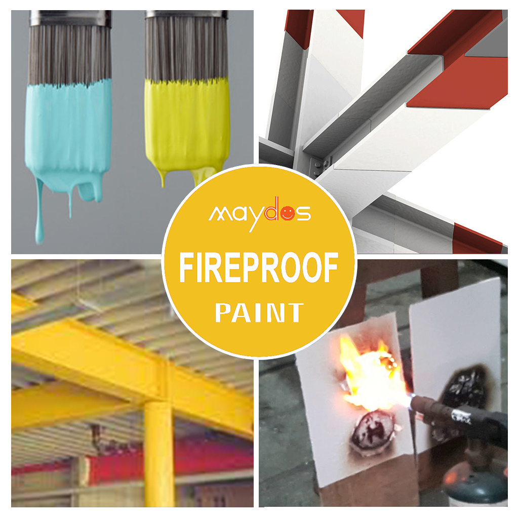 High Intumescent Fireproof Paint for Industrial Metal Structure