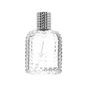 Refillable Empty Thick Clear Pineapple Shape Fine Mist Spray Glass Bottle for Perfume 30ml 50ml 100ml