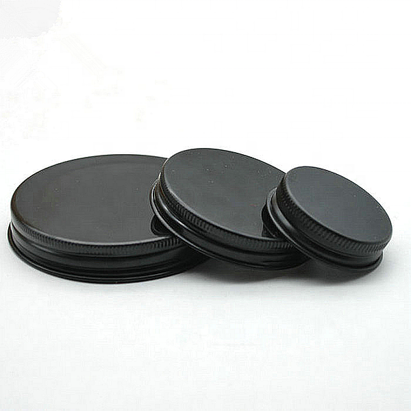 Custom 70mm silver golden screw metal lids tinplate for glass jars