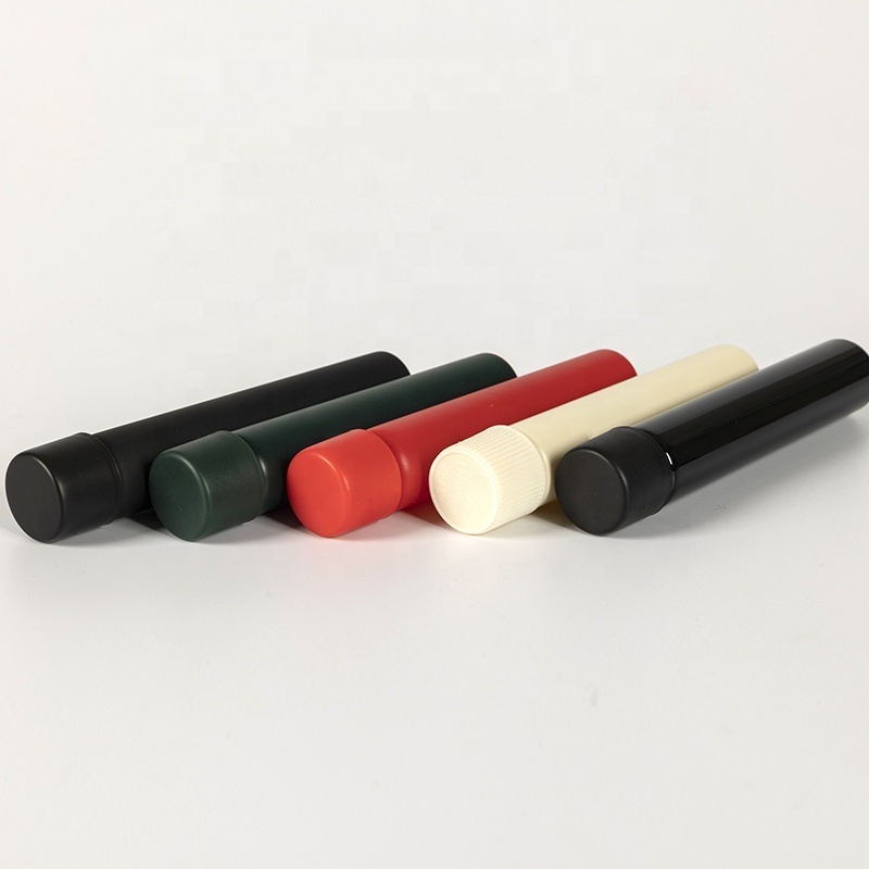 115mm Custom Colors Lab Test Screw Top Glass Tube with Child Resistant Cap