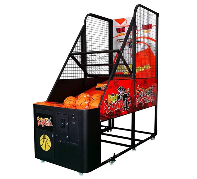 Adult Indoor Electronic Coin Operated Skill Shooting Crazy Hoop Street Basketball Arcade Game Machine For Sale Philippines