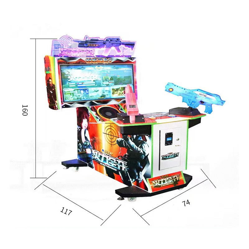 Coin Operated Shooting Simulator Aliens Extermination/ House Of The Dead /ultra Firepower Arcade Shooting Game Machine For Sale