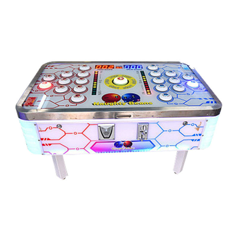 New Arrival Promotion Double Bean Machine Arcade Game 2 Players Hammer Hitting Naughty Bean Game Machine For Wholesale