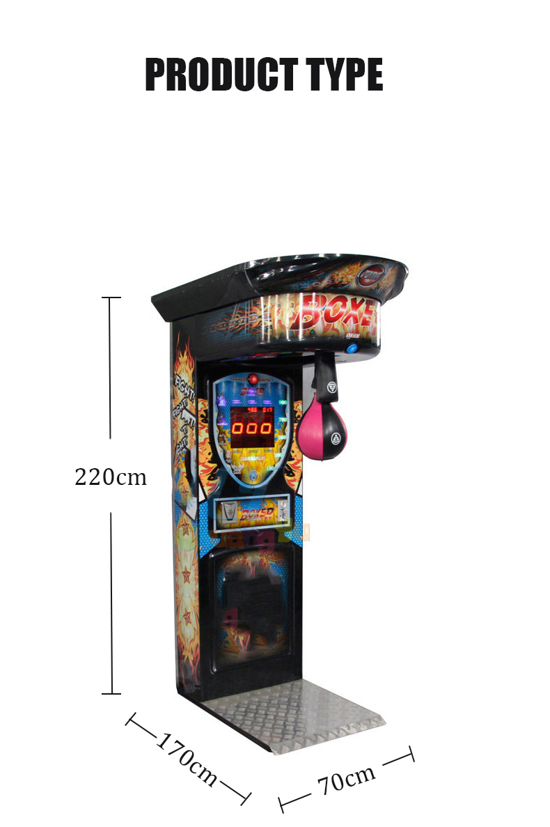 Commercial Credit Card Coin Operated Sport Arcade Boxing Simulator Game Machine Black Onepunch Boxing Game Machine