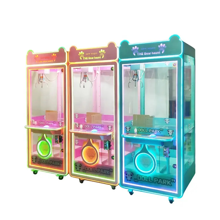 Wholesale Coin Operated Factory Price Gift Prize Crane Machine Plush Toy Grabbing Vending Claw Crane Machine