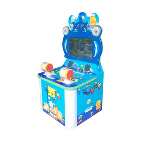 Lottery Ticket Kids Fishing Arcade Game Equipment 32'' LCD Video Simulator Cat Fish Machine for Indoor Game Center