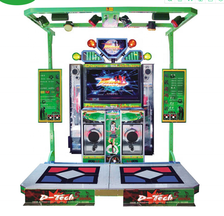 47 Inch LCD Game Room Indoor Dance Revolution Arcade Music And Dancing Coin Operated Game Machine For Sale