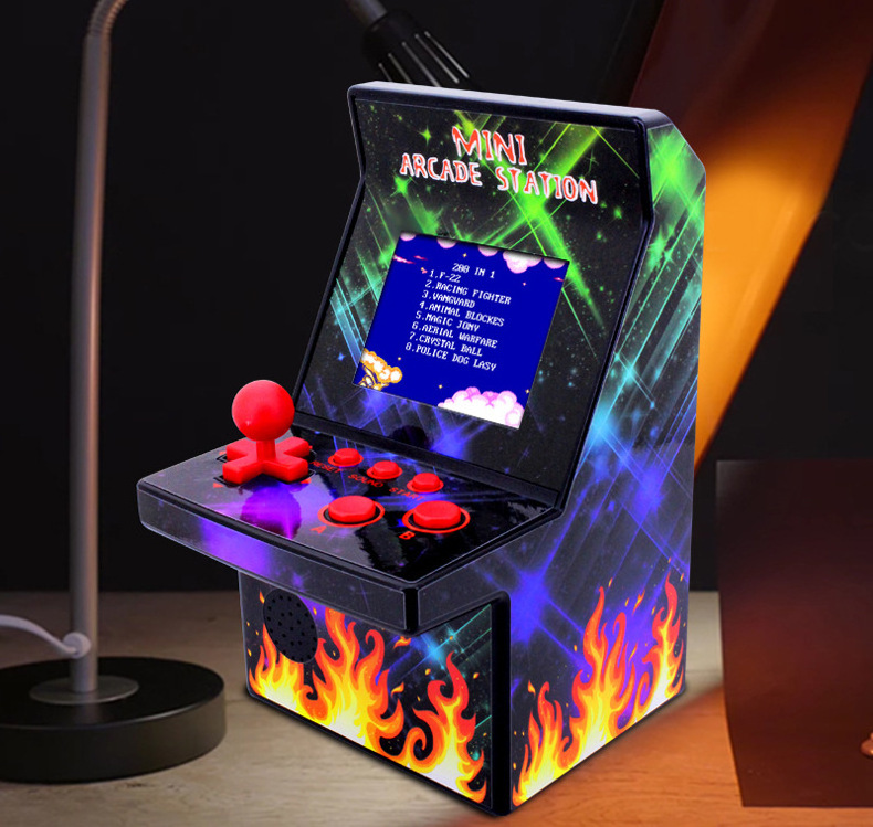 Marwey New Design Mini Tabletop Video Game Machine Multi Game Classic Retro Arcade Cabinet Fighting Bartop Machine