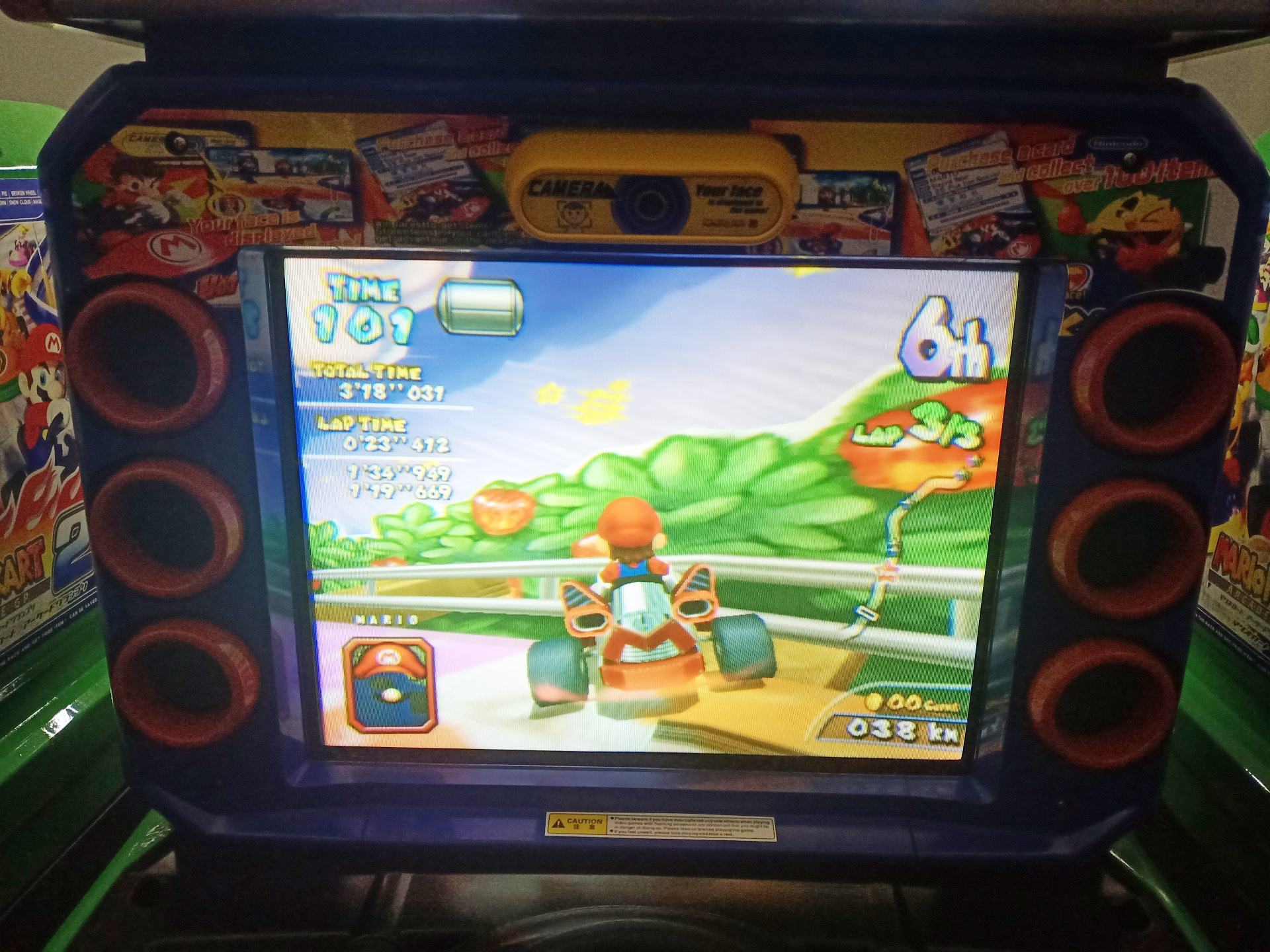 Mario Racing game machine arcade coin operated 3d Driving Game Simulator Racing car