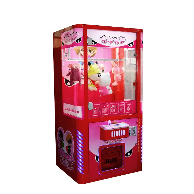 Banana land Cut 2 Win Scissors Plush Toys Coin Operated Game Drop The Prize Barber Cut Arcade Vending Machine