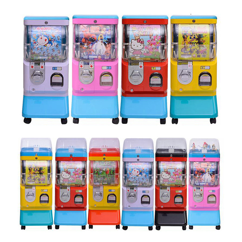 75*70mm transparent one-piece plastic ball toy vending egg twisting machine special egg capsule twisting egg vending machine