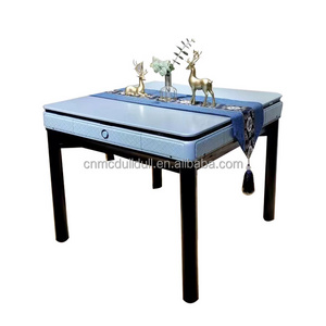 Custom luxury mini acrylic vietnamese crystal mahjong sets vietnam electric full automatic foldable mahjong table