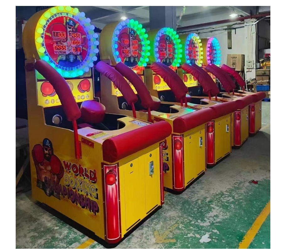 Fighting Amusement Coin Operated Arcade Training Electronic Boxing Punch Machine