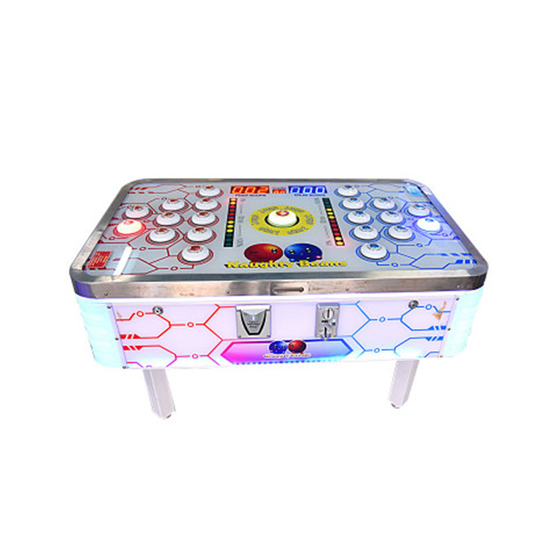 New Arrival Promotion Double Bean Machine Arcade Game 2 Players Hammer Hitting Naughty Bean Game Machine For Wholesale