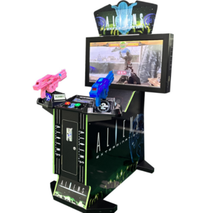 High Quality Exciting Simulator Coin Operated Kids Indoor Aliens Time Crisis 4 Arcade Shooting Game Machine