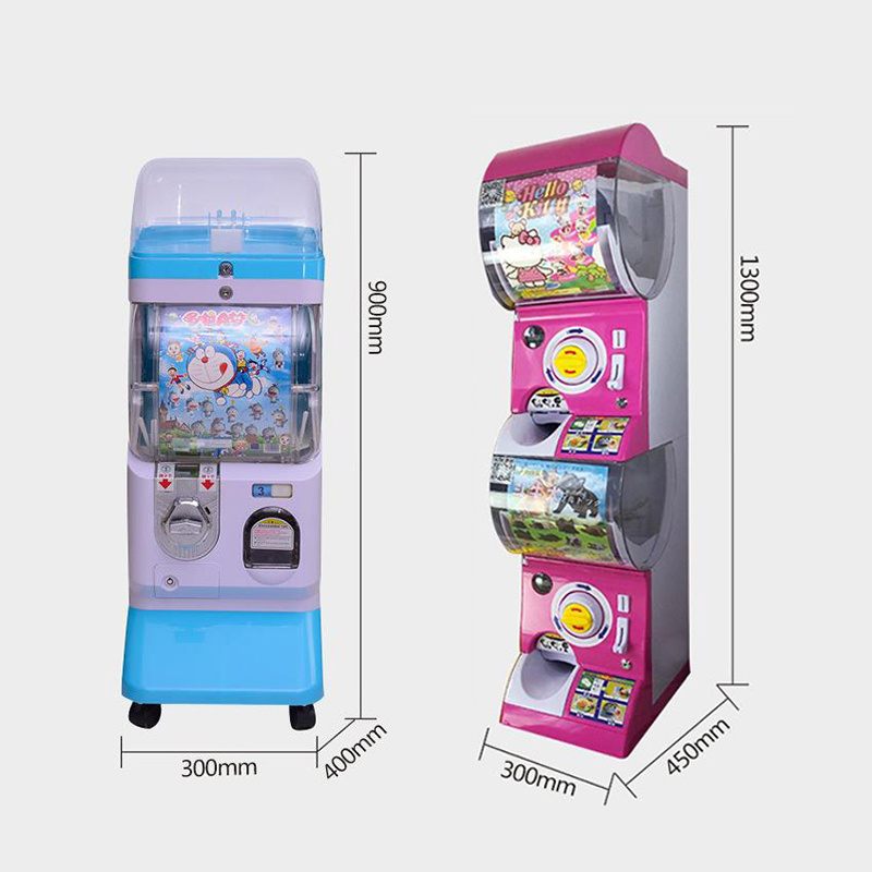 75*70mm transparent one-piece plastic ball toy vending egg twisting machine special egg capsule twisting egg vending machine