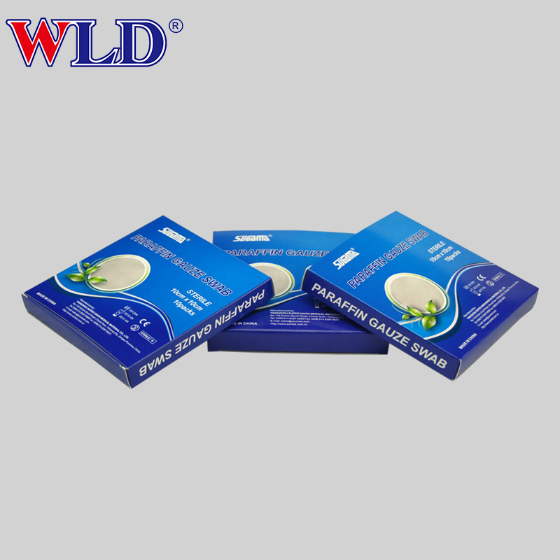 surgical sterile paraffin gauze dressing in roll with chlorhexidi medical sterile paraffin gauze swab