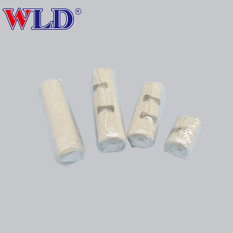 spandex elastic crepe bandage good quality  elastic clip crepe bandage CE cotton elastic crepe bandage