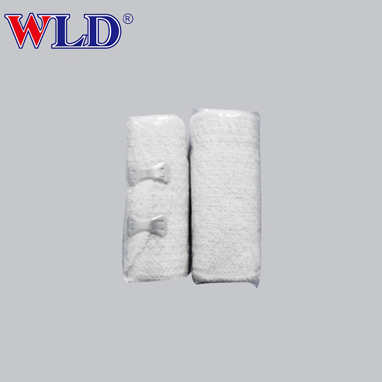 spandex elastic crepe bandage good quality  elastic clip crepe bandage CE cotton elastic crepe bandage