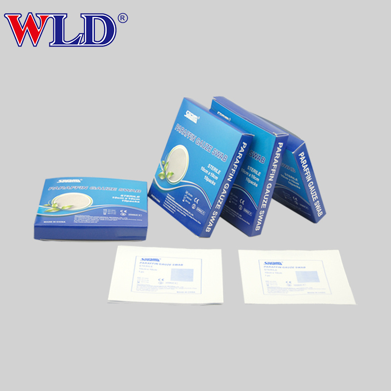 surgical sterile paraffin gauze dressing in roll with chlorhexidi medical sterile paraffin gauze swab