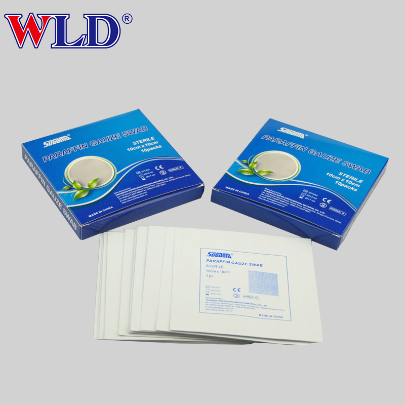 surgical sterile paraffin gauze dressing in roll with chlorhexidi medical sterile paraffin gauze swab