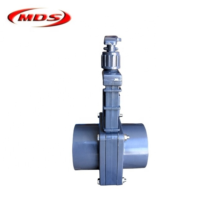 DIN standard plastic PVC knife gate valve 6 inch