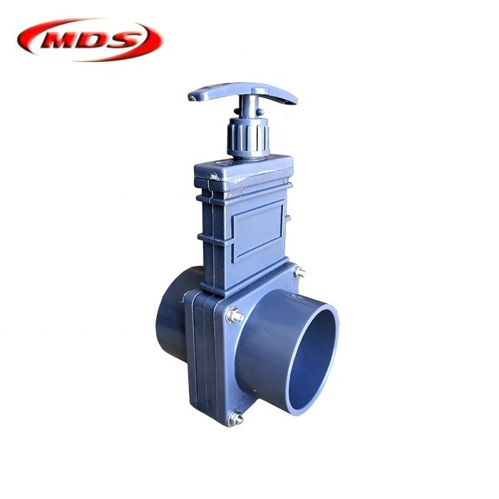 DIN standard plastic PVC knife gate valve 6 inch