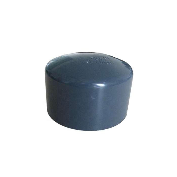 Plastic PVC pipe fitting end cap for pvc pipe