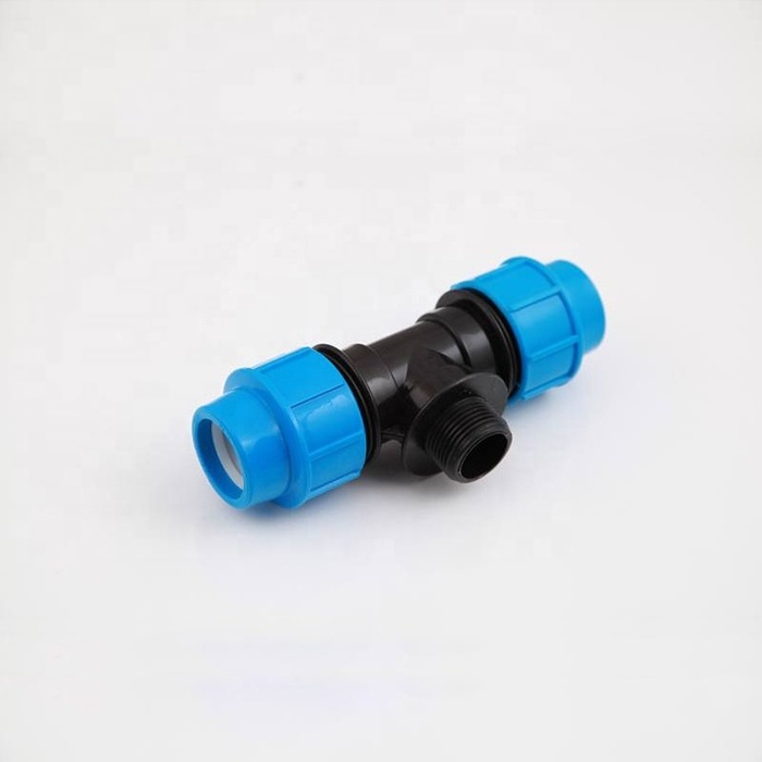 all kinds of pp pe compression pipe fittings for irrigation pipe water supply