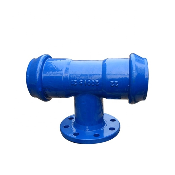 epoxy coating ductile cast iron pipe fitting for upvc pipe